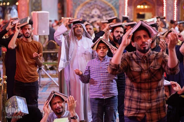 مراسم احیای شب قدر در حرم حضرت ابوالفضل العباس(ع)