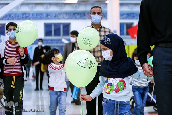 روز بارانی نمایشگاه قرآن