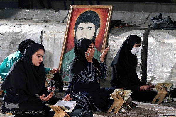 قرار بندگی؛ احیای شب ۲۱ رمضان در بیمارستان حضرت علی اصغر(ع) شیراز