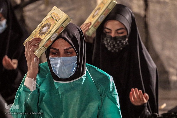 قرار بندگی؛ احیای شب ۲۱ رمضان در بیمارستان حضرت علی اصغر(ع) شیراز