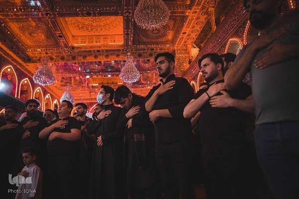مراسم عزاداری سالروز شهادت امام  علی (ع) در حرم امام حسین (ع)