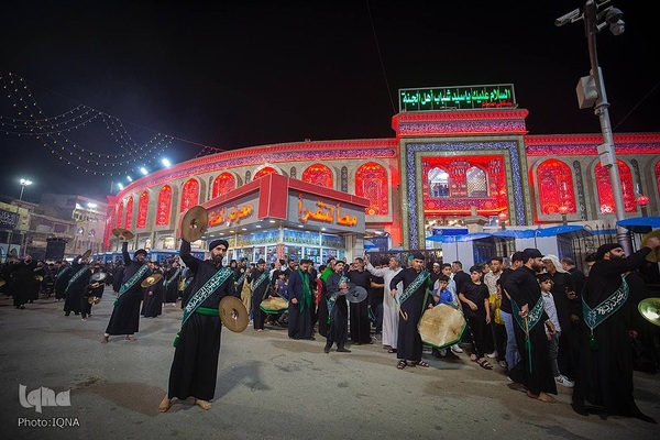 مراسم عزاداری سالروز شهادت امام  علی (ع) در حرم امام حسین (ع)