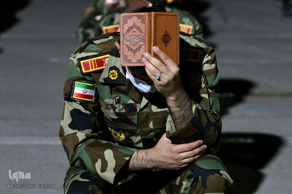 قرار بندگی؛ احیای شب ۲۳ رمضان در دانشگاه افسری امام علی(ع)