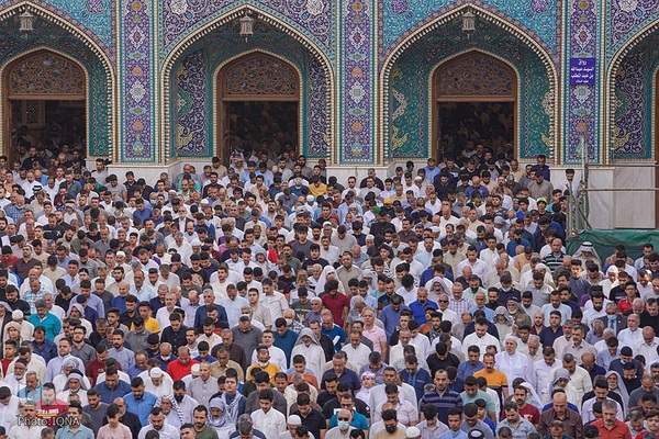 اقامه نماز عید سعید فطر در آستان مقدس کاظمیه