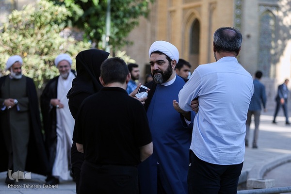 مراسم ترحیم آیت‌الله فاطمی‌نیا