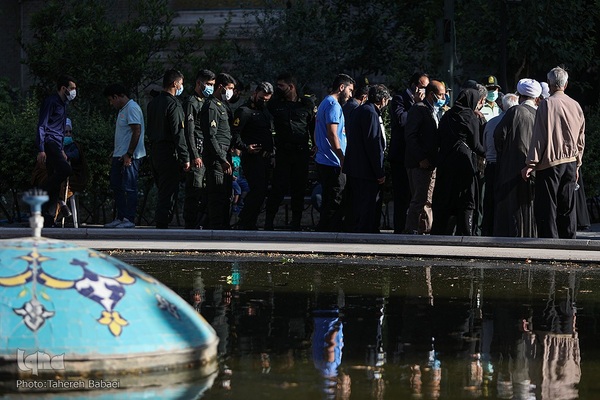 مراسم ترحیم آیت‌الله فاطمی‌نیا