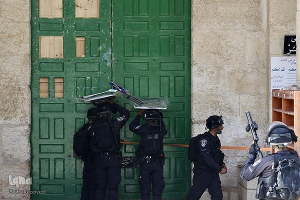 یورش شهرک نشینان صهیونیست به مسجد الاقصی