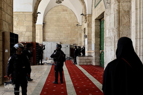 یورش شهرک نشینان صهیونیست به مسجد الاقصی