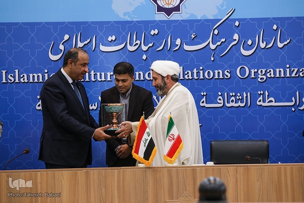 دیدار حجت‌الاسلام والمسلمین ایمانی‌پور، با وزیر فرهنگ، گردشگری و آثار باستانی عراق