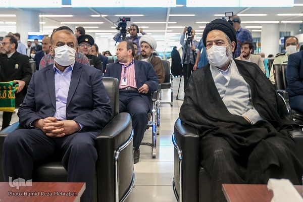 مراسم بدرقه اولین کاروان حجاج ایرانی