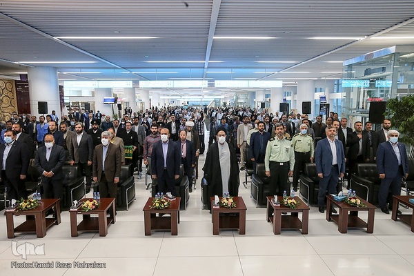 مراسم بدرقه اولین کاروان حجاج ایرانی