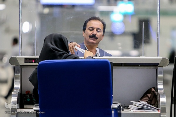 در حاشیه مراسم بدرقه اولین کاروان حجاج ایرانی