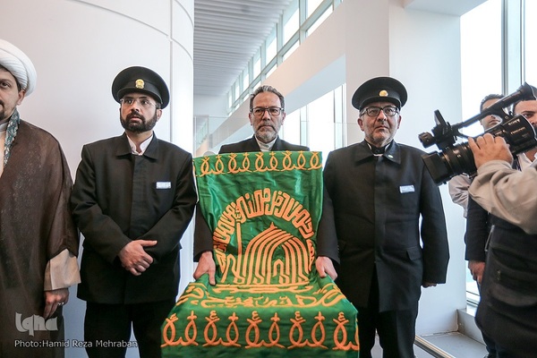 در حاشیه مراسم بدرقه اولین کاروان حجاج ایرانی