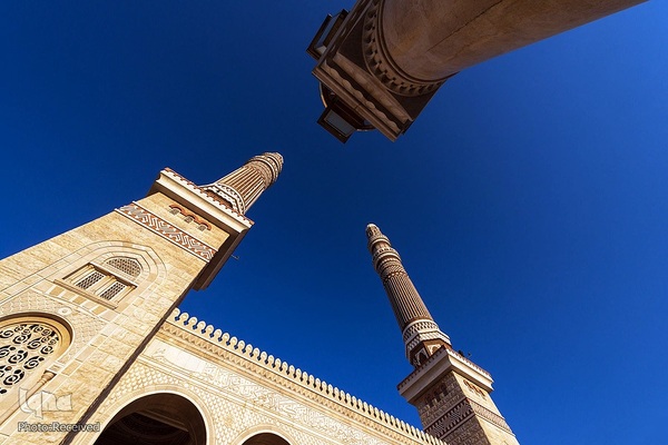 مسجد جامع «ملت» بزرگترین مسجد یمن در صنعا، پایتخت این کشور