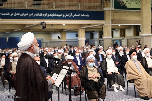 دیدار رئیس و مسئولان قوه قضائیه با رهبر انقلاب