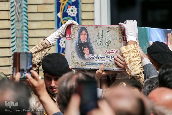 تشییع پیکر بانو «کونیکو یامامورا»