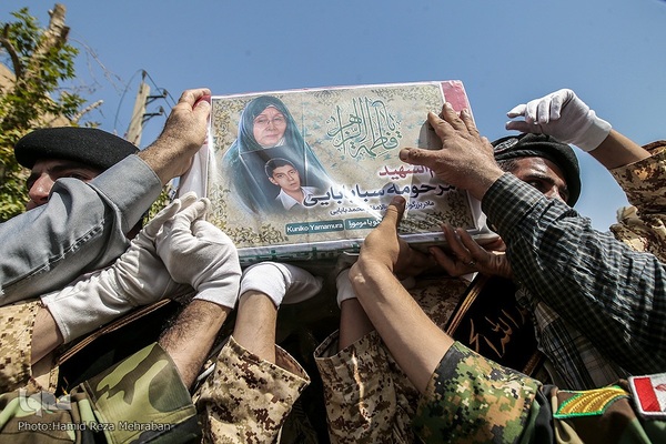 تشییع پیکر بانو «کونیکو یامامورا»