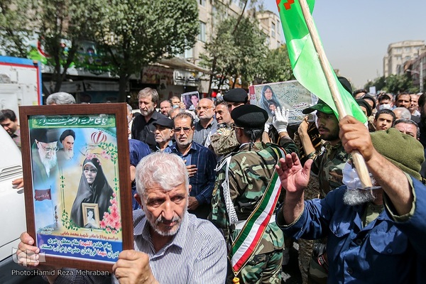 تشییع پیکر بانو «کونیکو یامامورا»