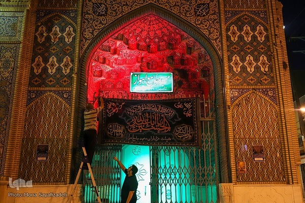 دوباره تکیه‌های غم برپا شد