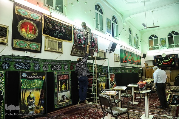 دوباره تکیه‌های غم برپا شد