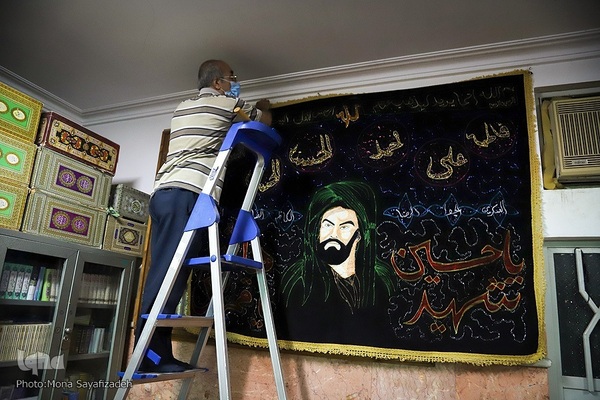 دوباره تکیه‌های غم برپا شد