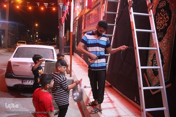 دوباره تکیه‌های غم برپا شد