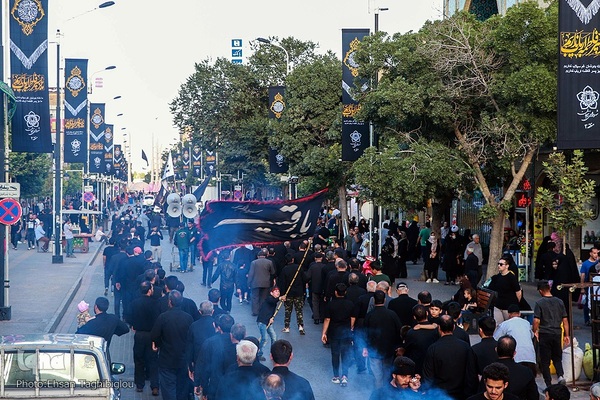 دسته عزاداری هیئت رزمندگان اسلام شهر زنجان