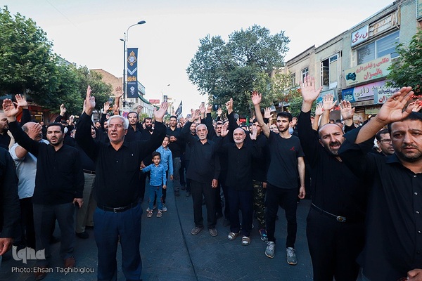 دسته عزاداری هیئت رزمندگان اسلام شهر زنجان