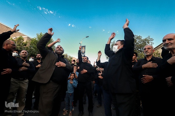 دسته عزاداری هیئت رزمندگان اسلام شهر زنجان