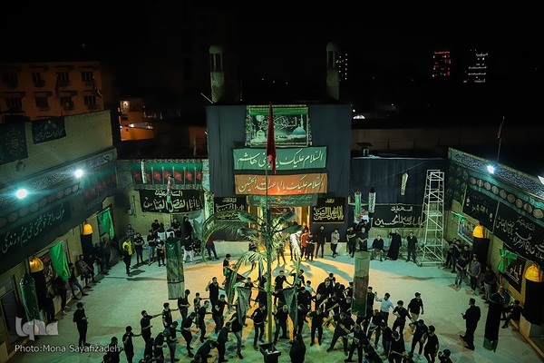 مراسم سینه‌زنی بوشهری در مسجد امام سجاد(ع) اهواز