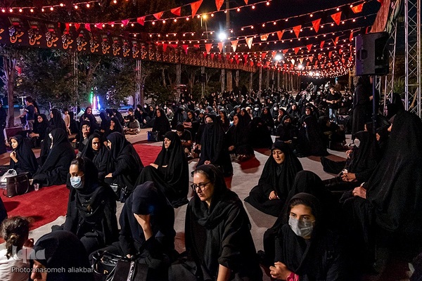 حسینیه ایران؛ عزاداری شب پنجم محرم‎‎