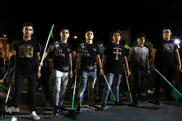 آیین عزاداری «شاه‌حسین‌ گویان» در شهرستان اهر