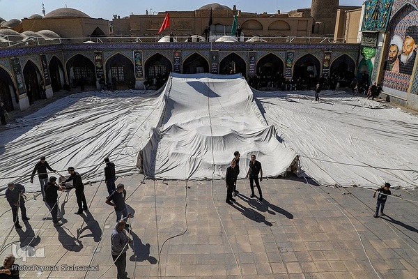 آئین برافراشتن خیمه «هارونیه»