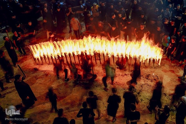 مراسم شب عاشورای حسینی در نجف