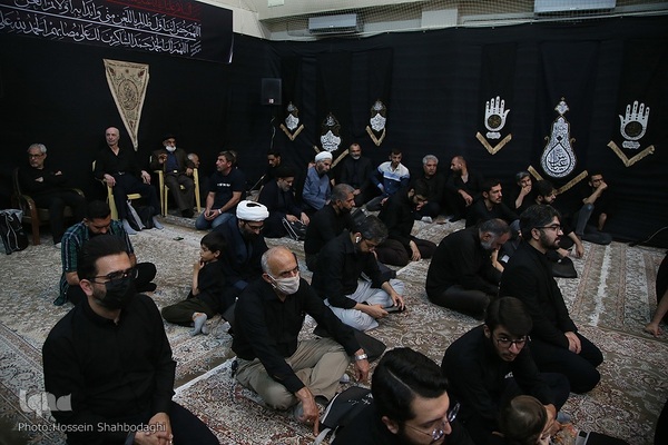 مراسم سوگواری هیئت هنر و رسانه قم