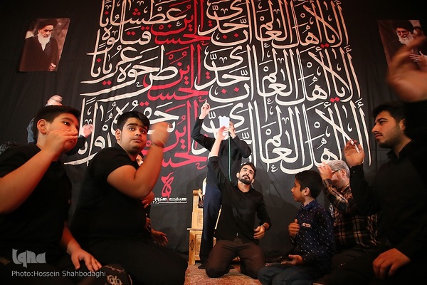 مراسم سوگواری هیئت هنر و رسانه قم