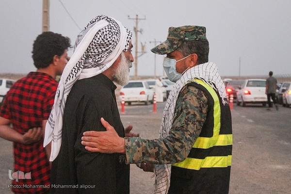 پیاده‌روی زائران اربعین در چذابه