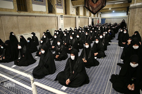 مراسم عزاداری اربعین حسینی با حضور رهبر انقلاب اسلامی در حسینیه‌ی امام خمینی (ره)