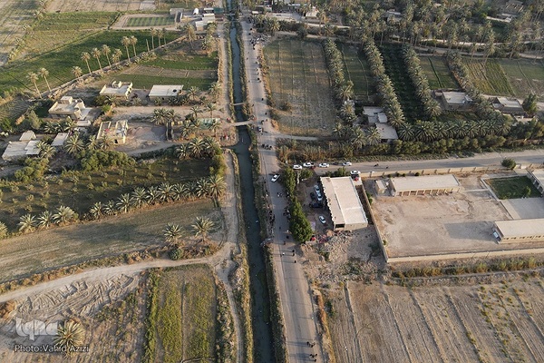 پیاده روی اربعین حسینی در منطقه طریق العلما و زرگه به سمت کربلای معلی