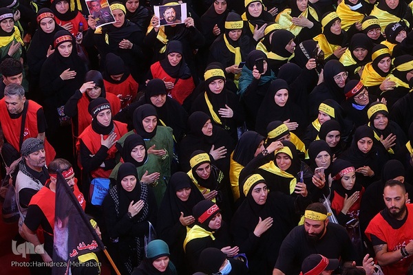 حرم مطهرحضرت اباعبدالله الحسین‌(ع) در روز اربعین