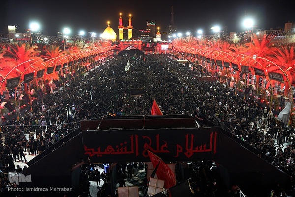 کربلای معلی در شب اربعین حسینی