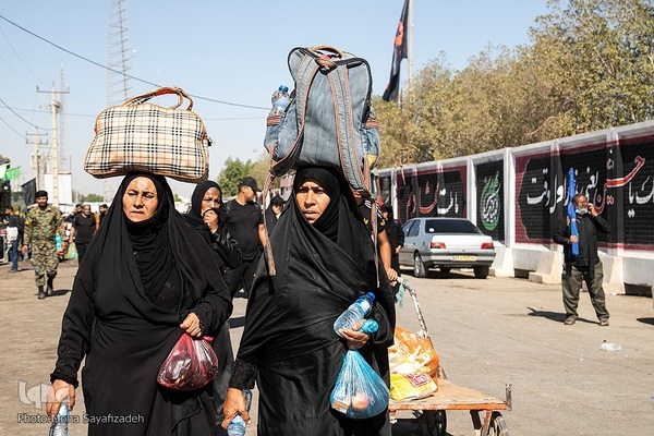 بازگشت زائران اربعین از مرز شلمچه