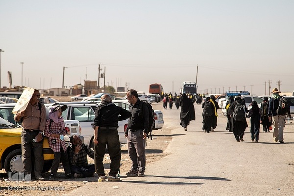 بازگشت زائران اربعین از مرز شلمچه