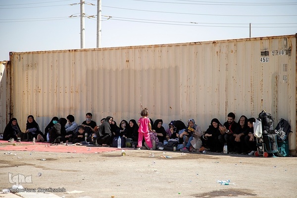بازگشت زائران اربعین از مرز شلمچه