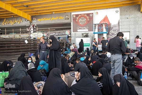بازگشت زائران اربعین از مرز شلمچه