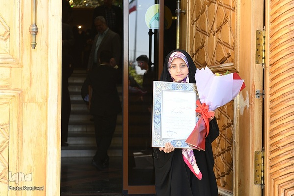 تجلیل از حفاظ کل قرآن کریم مرکز آموزش قرآن آستان مقدس حضرت عبدالعظیم (ع)