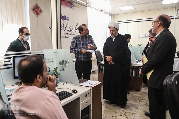 بازدید حجت‌الاسلام والمسلمین حاج ابوالقاسم دولابی از ایکنا 