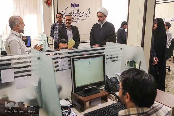 بازدید حجت‌الاسلام والمسلمین حاج ابوالقاسم دولابی از ایکنا 