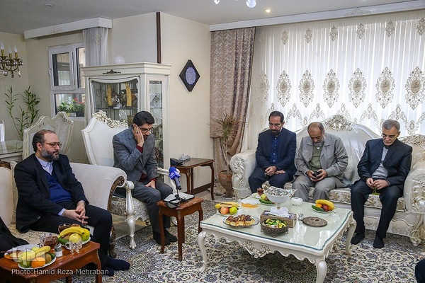 دیدار با خانواده شهیدان اربابی و شعبانلو