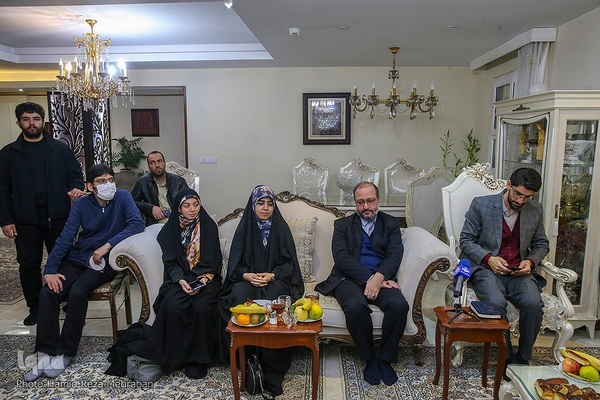 دیدار با خانواده شهیدان اربابی و شعبانلو